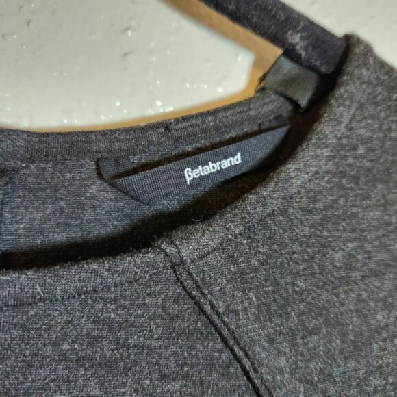 Betabrand Midi Dress Small Charcoal Gray New w Tags Workwear - Picture 6 of 10
